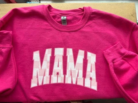 Checkered Mama Sweatshirt