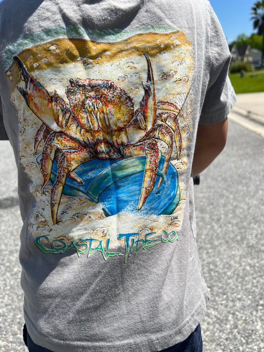 Crab Coastal Tide Short Sleeve Tee