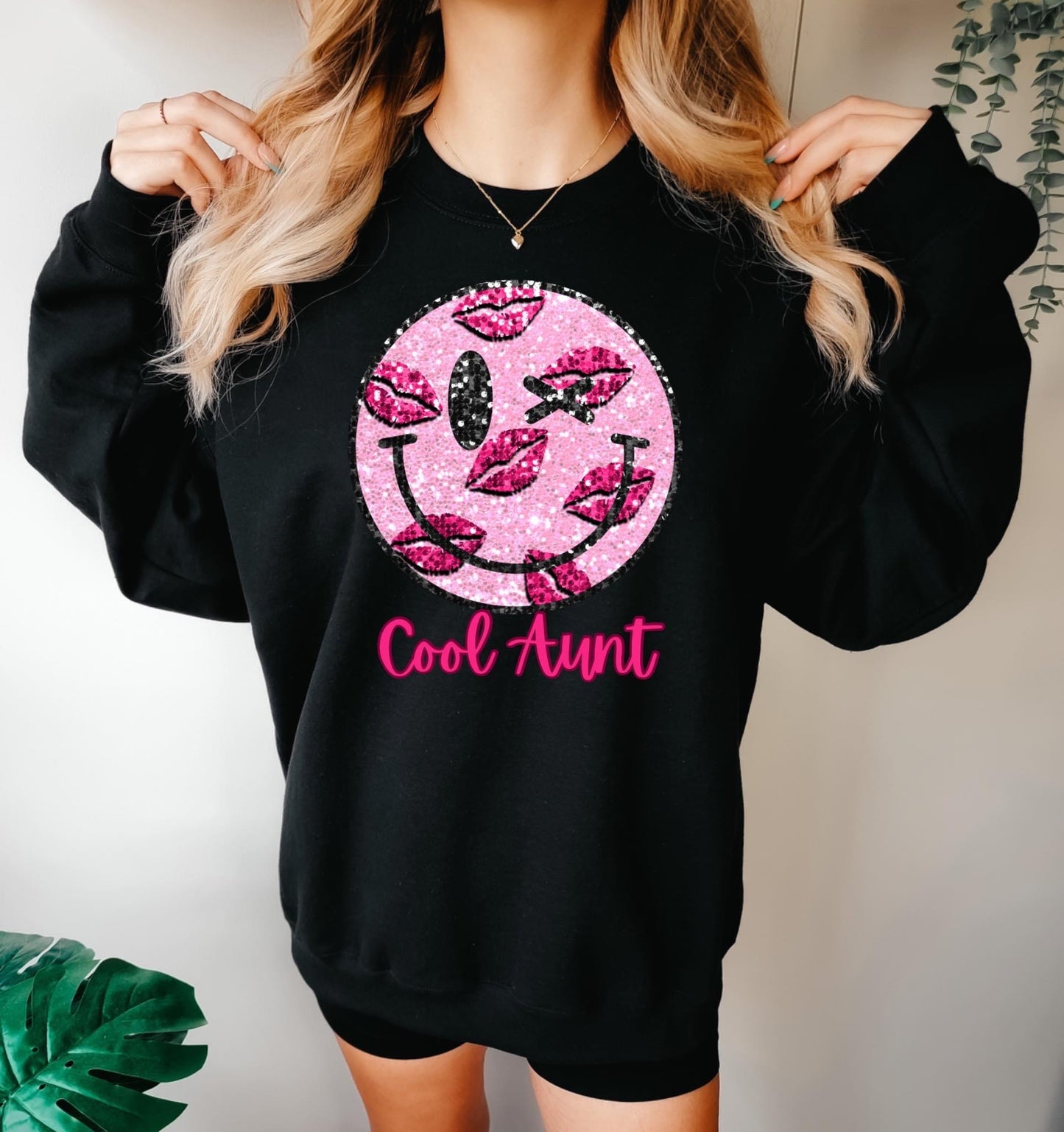 Valentine’s Smiley Adult Sweatshirt