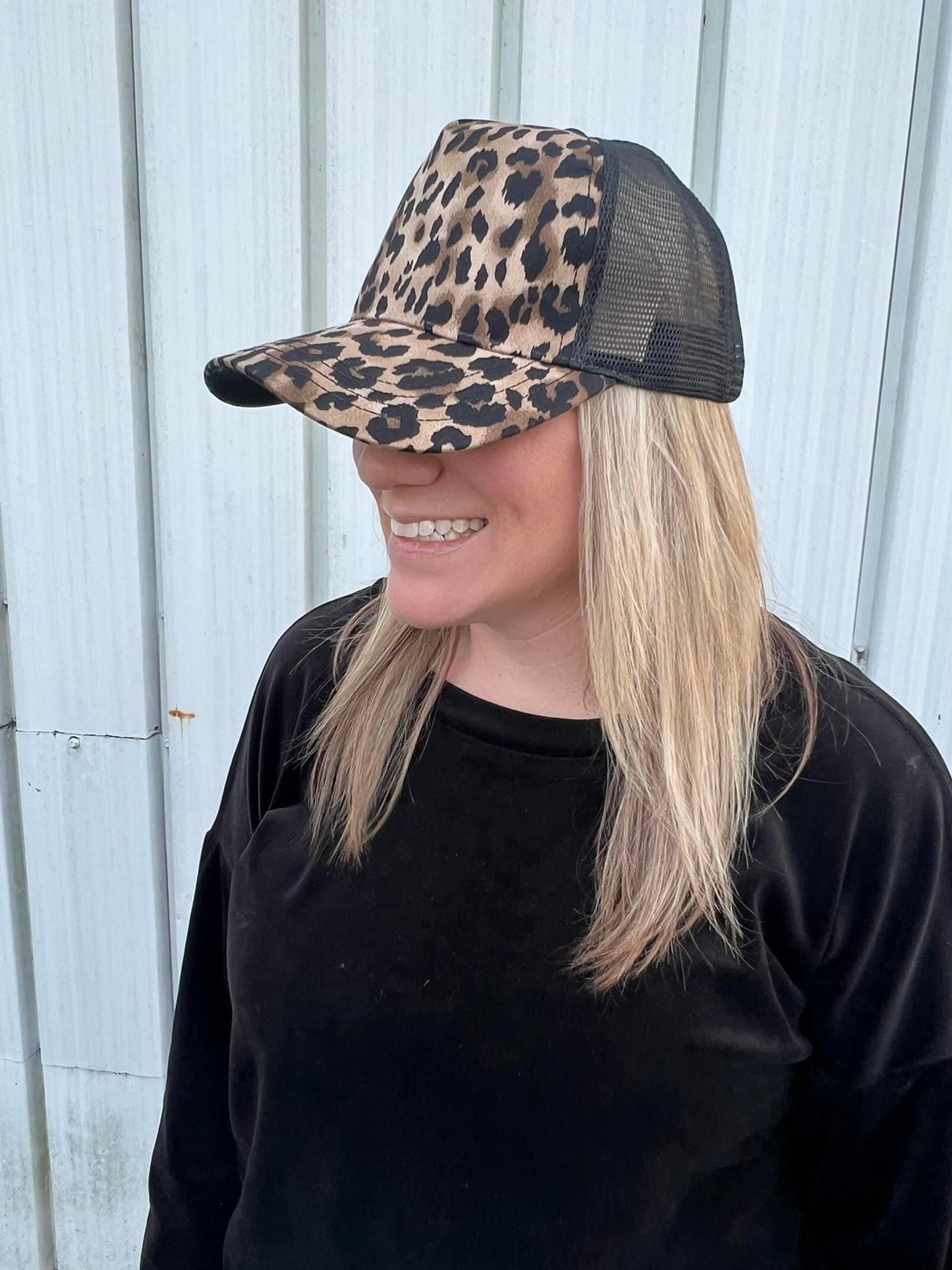 Leopard Trucker Hat