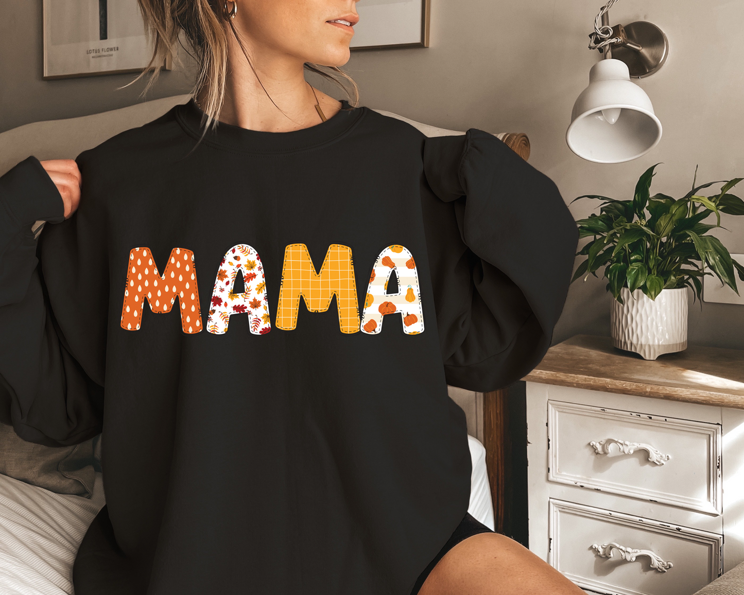 Adult Fall Font Sweatshirt