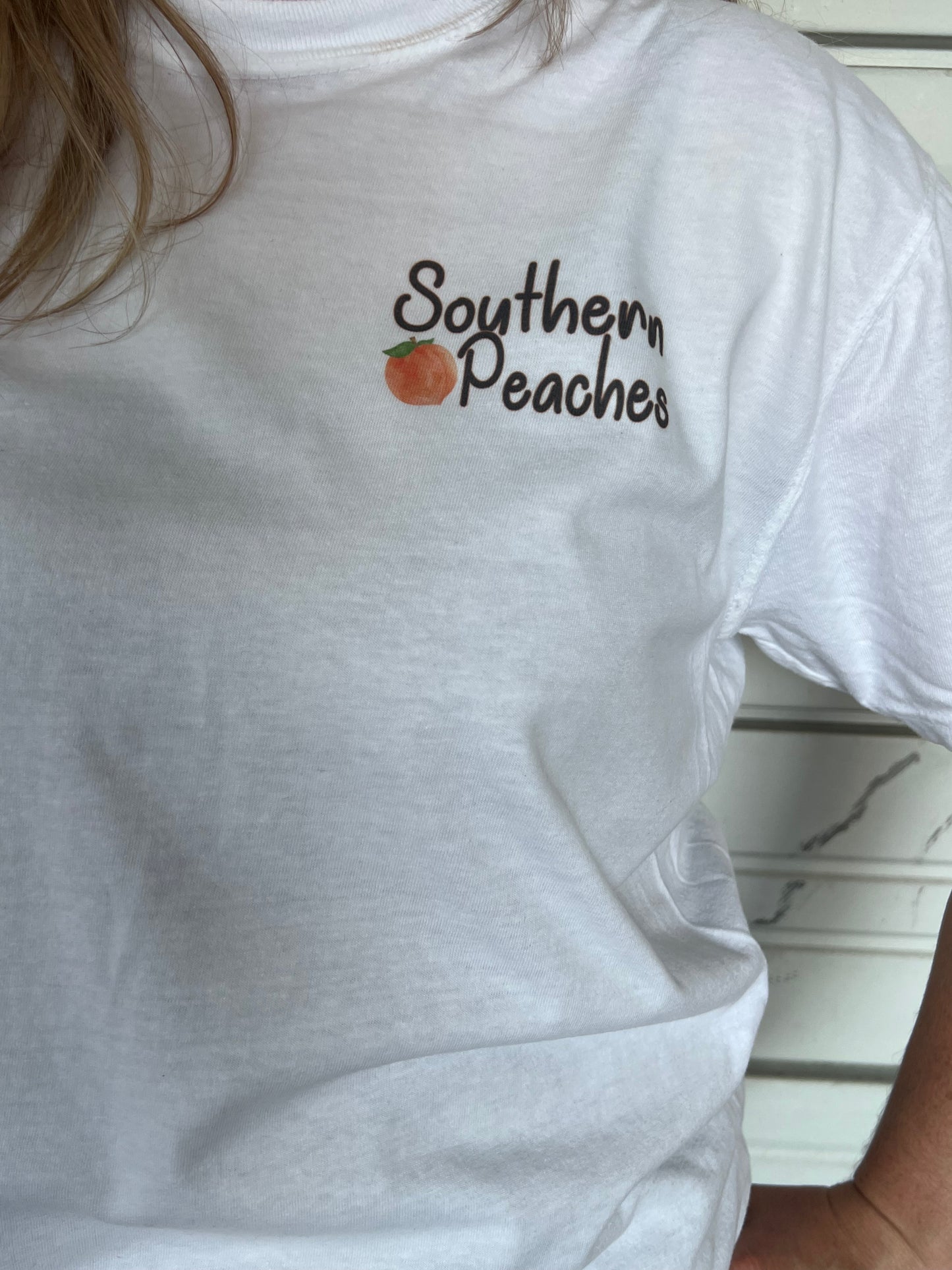 Sweet as a Peach in Comfort Color Tee