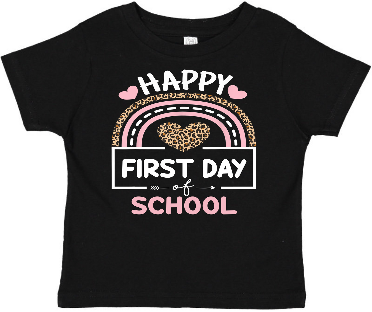 Happy First day of school toddler tee